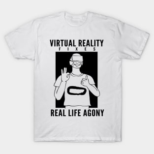 Virtual reality VR gamer enthusiast T-Shirt